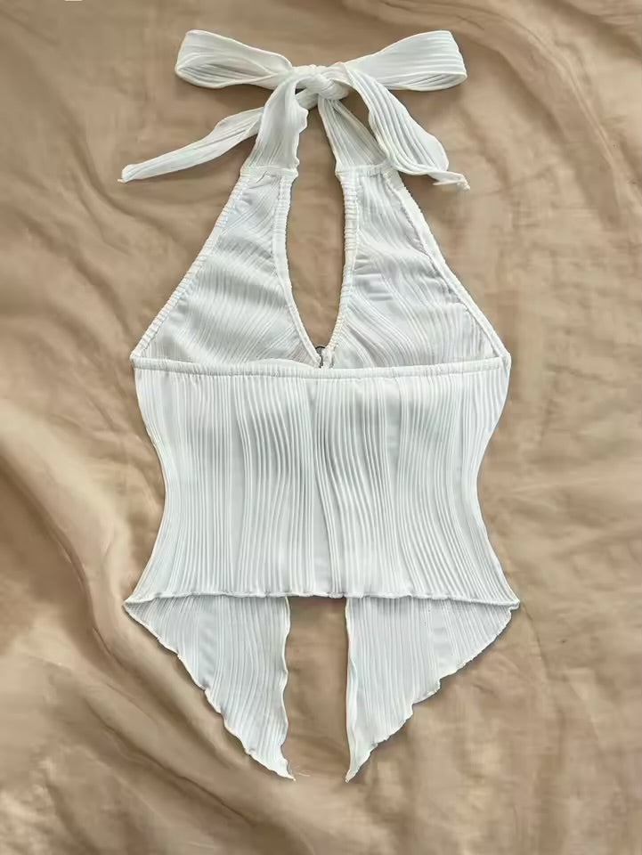 Helter neck crop Top