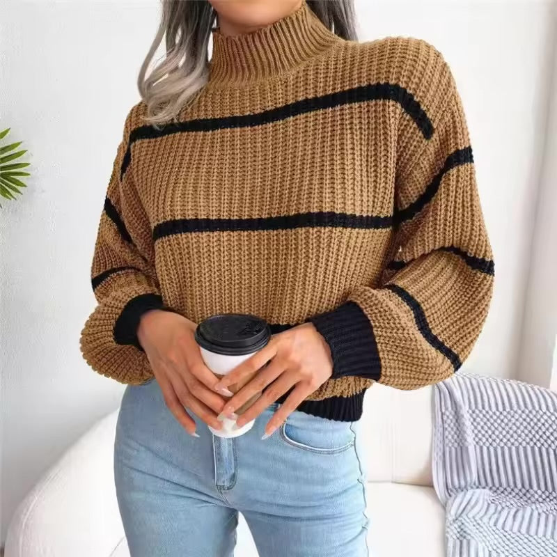 Striped Knit Sweater